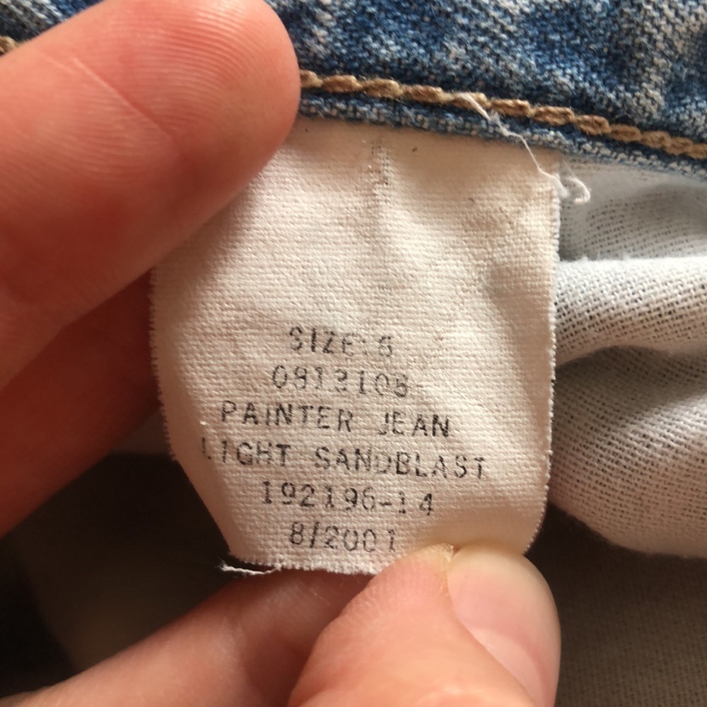 Y2K Tommy Hilfiger raw hem cutoff denim blue jean shorts - Picture 6 of 6